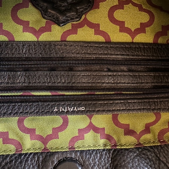 orYANY Two-Tone Leather Studded Shoulder Bag - Picture 4 of 8